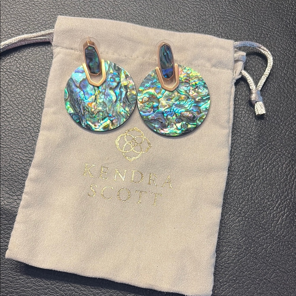Kendra Scott Didi Abalone Shell Earrings